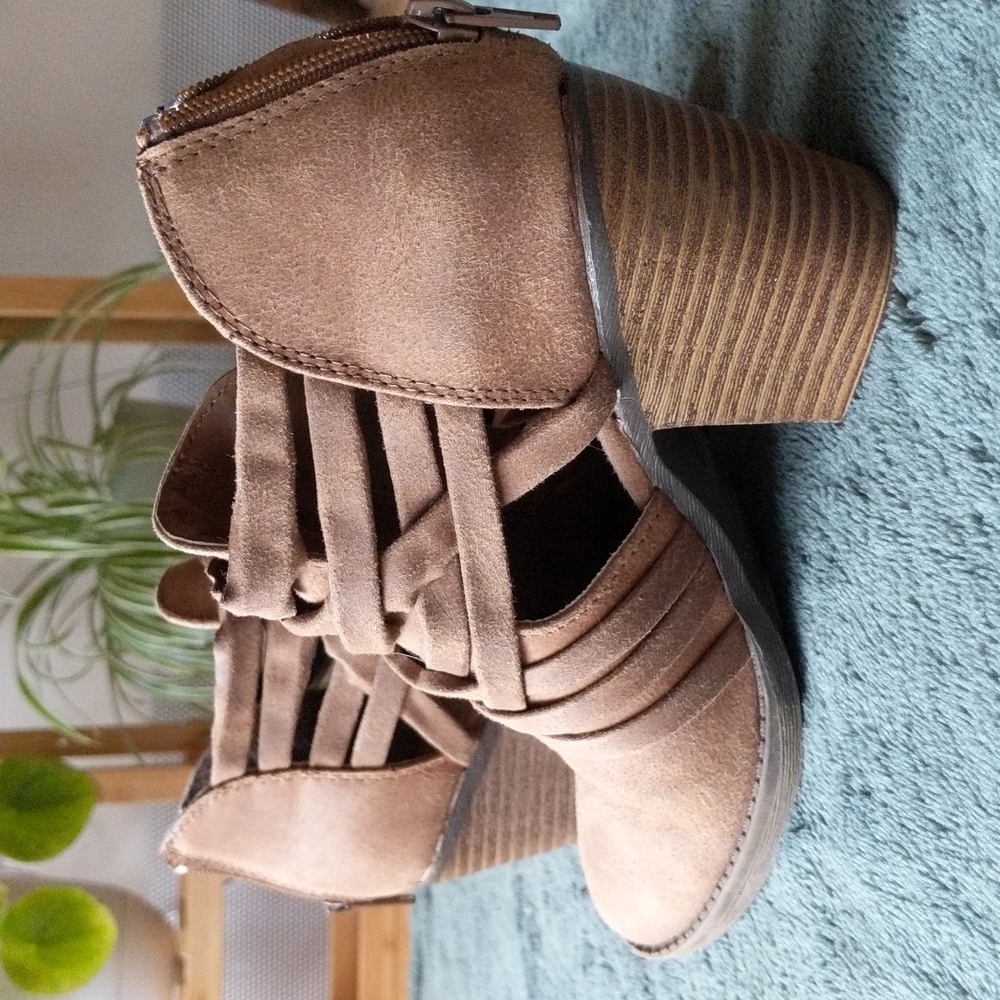 Cute brown booties